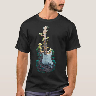 Nature Rock Vibes E-Gitarre, Gewachsen Aus Der T-Shirt