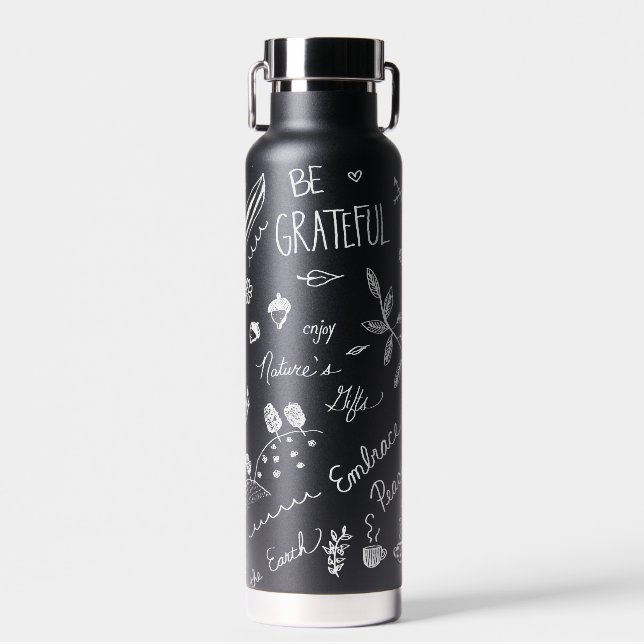 Nature ruft an, geniessen Sie die Reise Trinkflasche (Vorne)