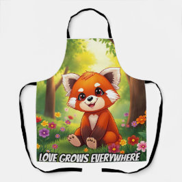 Nature’s Hug in a Cute Red Panda Schürze