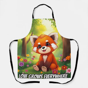 Nature’s Hug in a Cute Red Panda Schürze