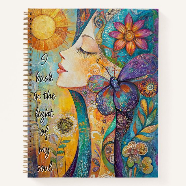 Nature Spirit Femme Carnet Spiral (Devant)