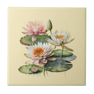 Nature Style Eau Lily Carreaux de céramique
