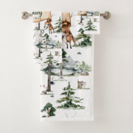 Nature Symphony Customizable Towel Badhandtuch Set