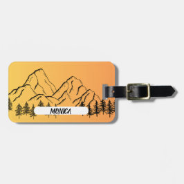 NATURE THEME WITH NAME GEPÄCKANHÄNGER