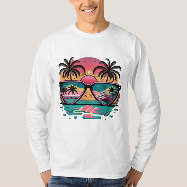 Nature Vibes Basic Long Sleeve T - Shirt (Vorderseite)