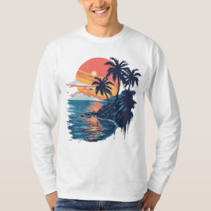 Nature Vibes Men's Basic Long Sleeve T - Shirt