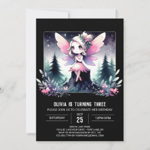 Nature Whimsy Fairy Birthday Einladung