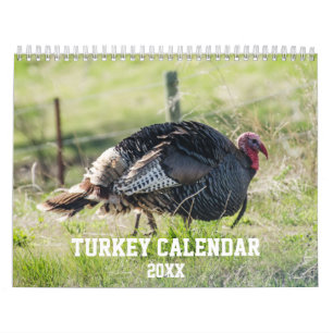 Nature Wild Turkey Kalender