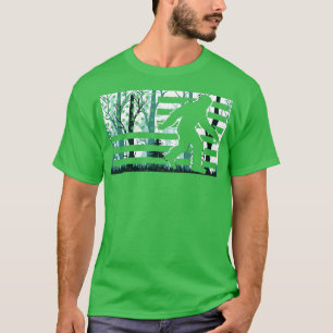 Nature Woods Bigfoot Hunter Sasquatch Jagd Bigf T-Shirt