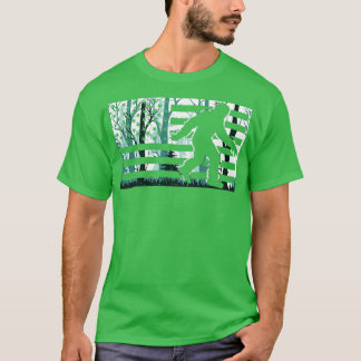 Nature Woods Bigfoot Hunter Sasquatch Jagd Bigf T-Shirt