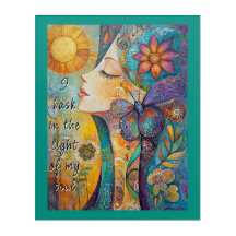Naturegeist Frau Akrylic Wall Art