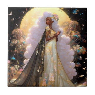Naturegoddess African American Fantasy Art Fliese
