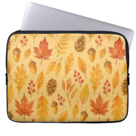 Natureherbstmuster Laptopschutzhülle