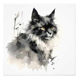 Natureindruckkat Fotodruck