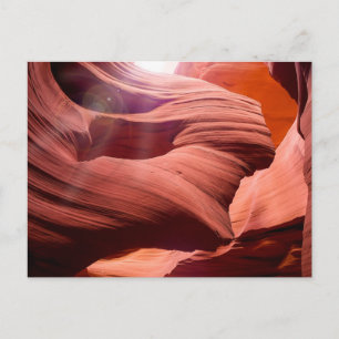 Natureinrichtungen Antelope Canyon Sun Flüchtige B Postkarte
