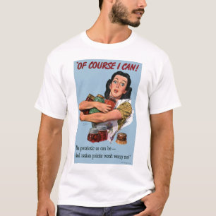 Naturellement je peux T-shirt vintage de guerre