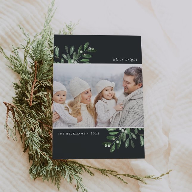 Naturellement Joyeux | Carte photo de vacances Wat (Créateur téléchargé)