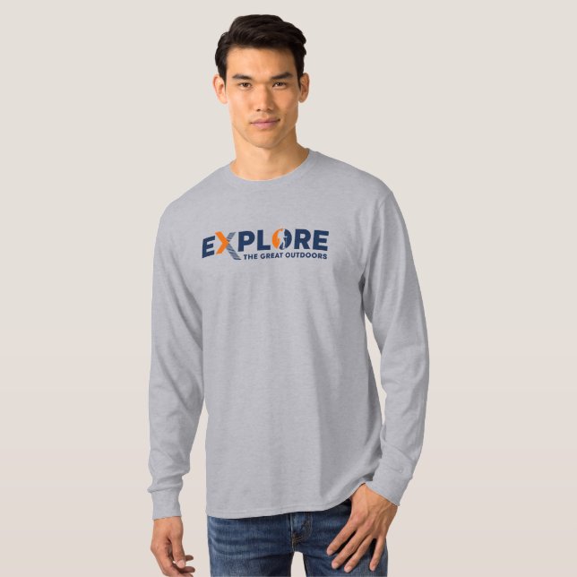 Naturerforschung | Men Long Sleeve T-Shirt (Vorne ganz)