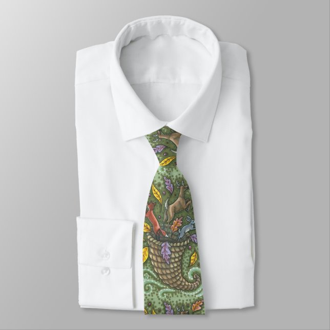 NATURE'S BOUNTY WILDLIFE CORNUCOPIA HOLIDAY TIE KRAWATTE (Gebunden)
