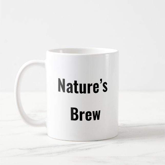 Nature's Brew-Tasse Kaffeetasse (Links)