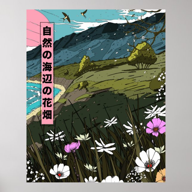Natures Costal Meadow Poster (Vorne)