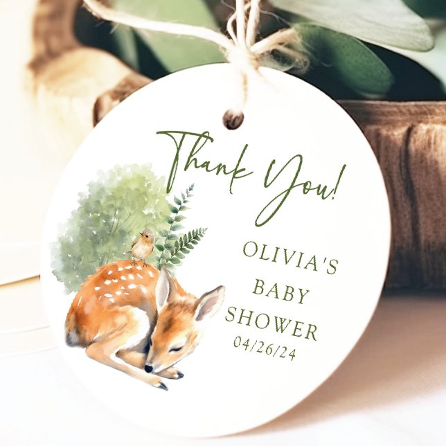 Nature's Delight Deer Baby Duwer Gefallen Geschenk Geschenkanhänger (Von Creator hochgeladen)