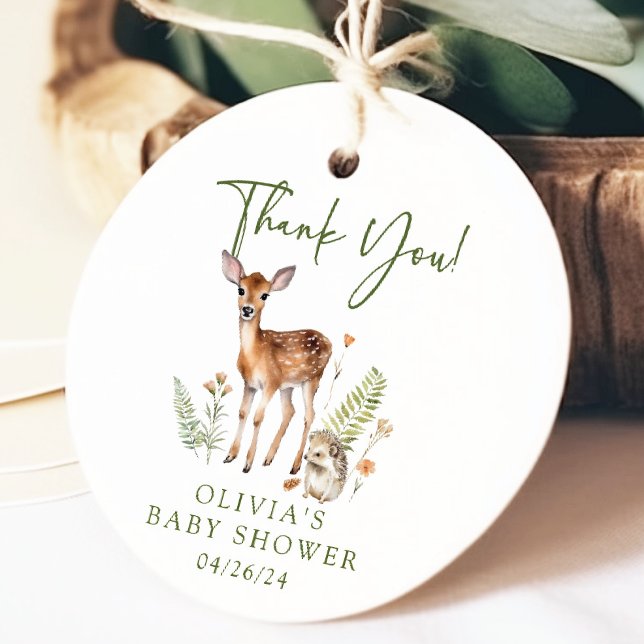 Nature's Delight Deer Baby Duwer Gefallen Geschenk Geschenkanhänger (Von Creator hochgeladen)