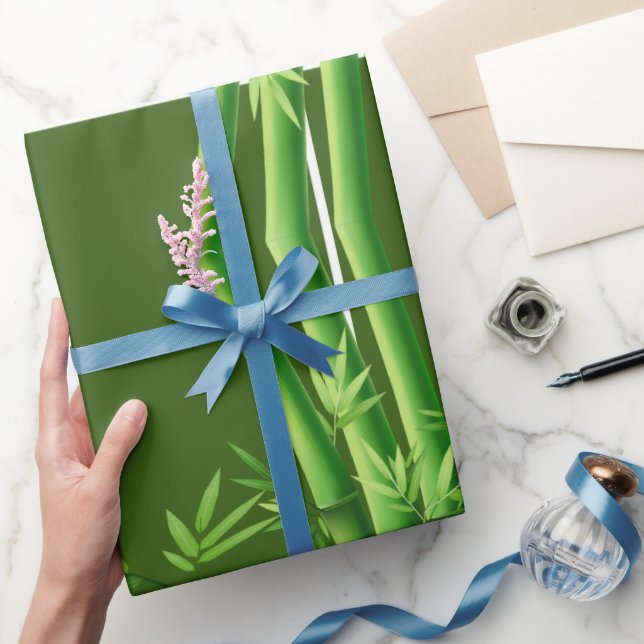 Nature's Embrace Bamboo Gift Wrap Geschenkpapier (Schenken)