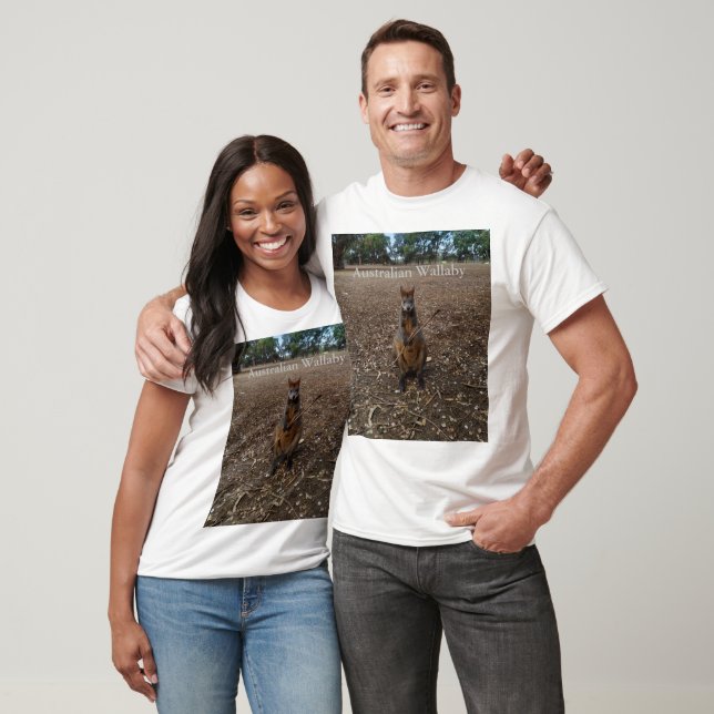 "Nature's Fast: A Wallaby's Snack Break" T-Shirt (Unisex)