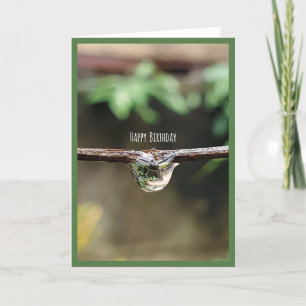 Nature's Gem - Birthday Card Dankeskarte