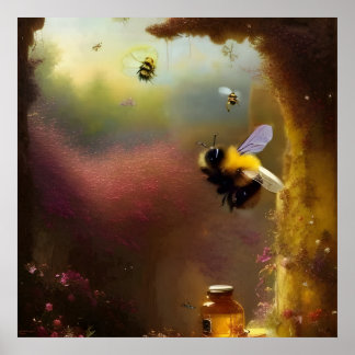Nature's Gift - AI Fantasy Digital Art Print Poster