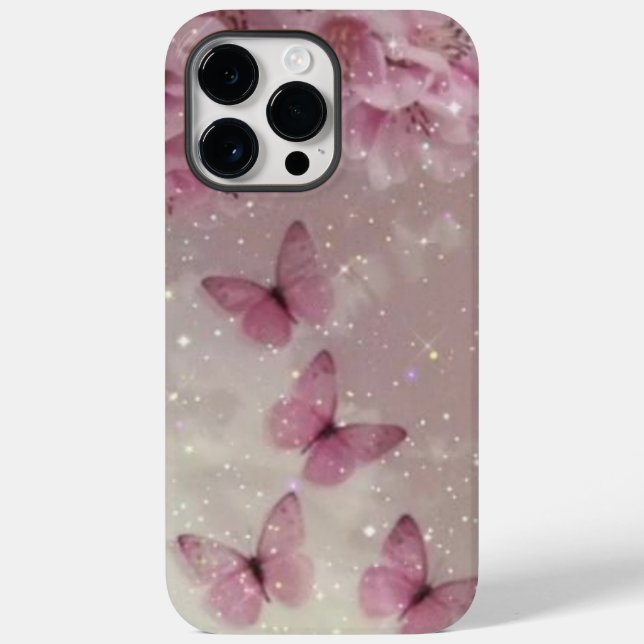 Nature's Leinwand: Schmetterling & Blume iPad Case (Rückseite)