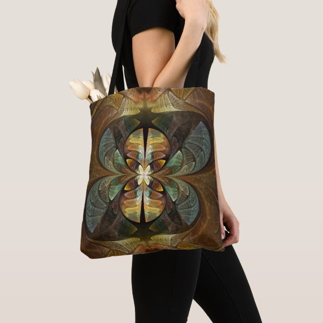 Natures Matrix Bumble Bee Abstrakt Tasche (Von Nahem)