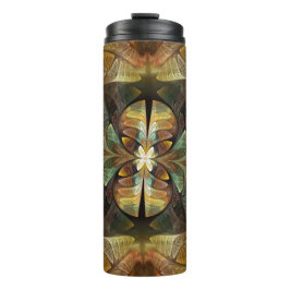 Natures Matrix Bumble Bee Abstrakt Thermosbecher