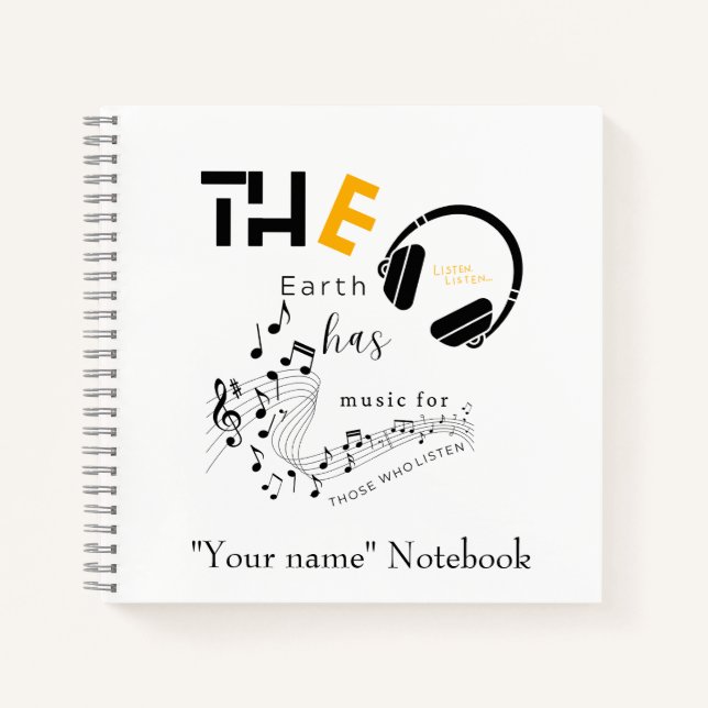 Nature's Melody Notizbuch (Vorderseite)