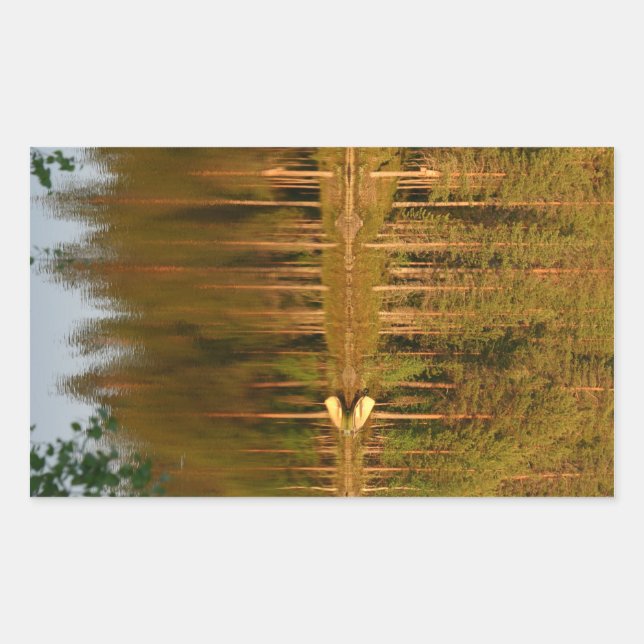 Nature's Reflections Custom Aufkleber (Vorderseite)