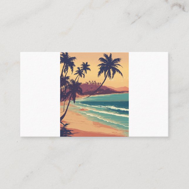 Nature's Serenity Canvas Print - ruhige Landschaft Visitenkarte (Vorderseite)