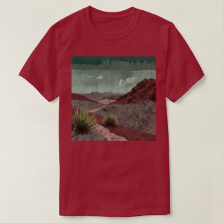 Naturethematischer T - Shirt für Vintage Collage