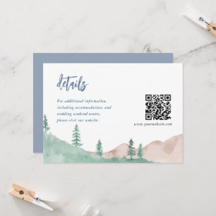 Naturewald Hochzeitkarten Einladung