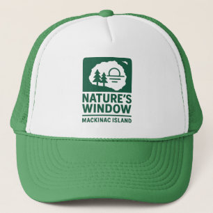Naturfenster   Mackinac Island Außenbereich Landsc Truckerkappe