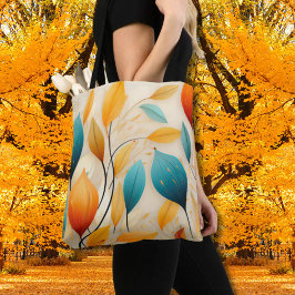 Naturfolien - Minimalistisches Leaf Art Design Tasche