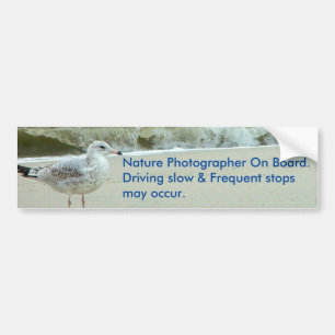 Naturfotograf an Bord Autoaufkleber