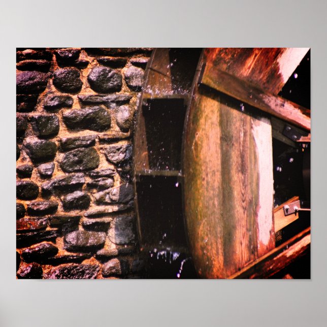 Naturfotografie aus Holz Poster (Vorne)