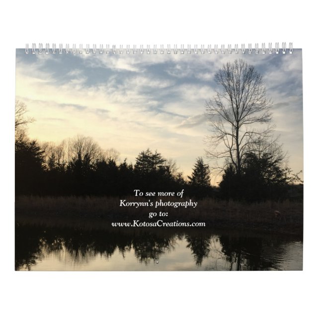 Naturfotografie bis 2020 Korrynn Kalender (Rückseite)