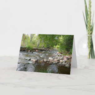 Naturfotografie von Oak Creek und Stockenten Karte