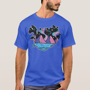 Naturgebirge Night Sky T-Shirt