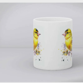 Naturgelbes Vogelgewässer Kaffeetasse