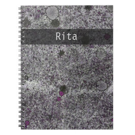 Naturgeologie Grau-Granit-Rosa Details zu jedem Te Notizblock
