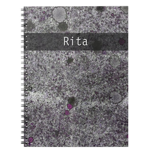 Naturgeologie Grau-Granit-Rosa Details zu jedem Te Notizblock (Vorderseite)