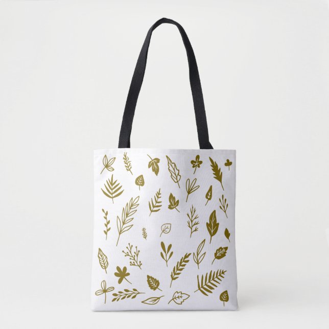 Naturgeschenke Botanische Kunst Tasche (Vorderseite)